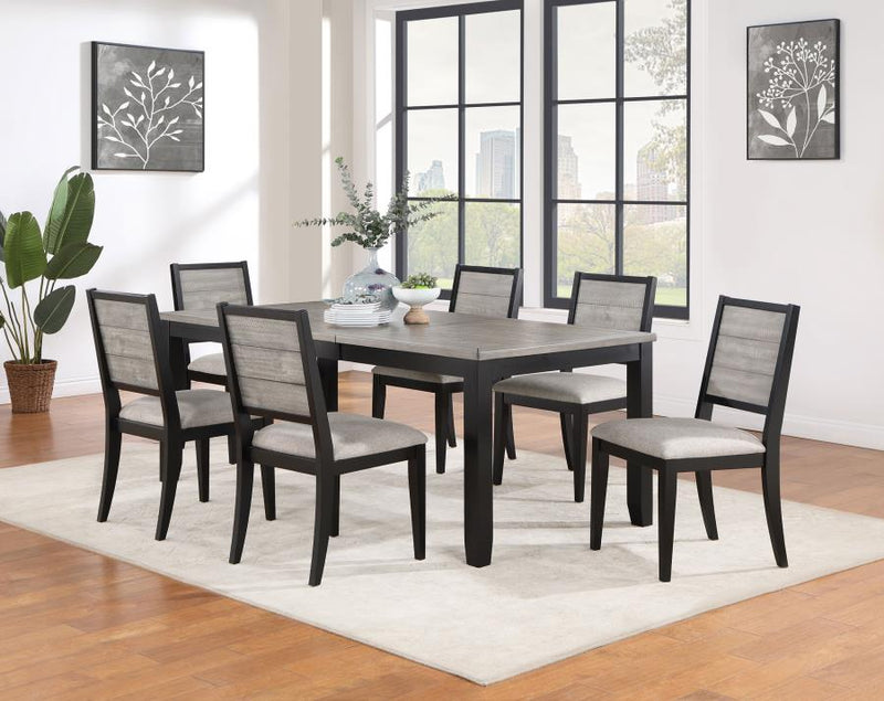 Elodie Rectangular Extension Leaf Dining Set 7-piece