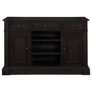 Phelps 2-door Sideboard Buffet Cabinet Distressed Noir