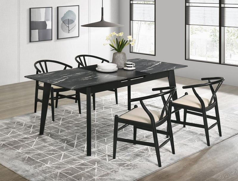 Crestmont Extension Leaf Dining Table Set 5-piece