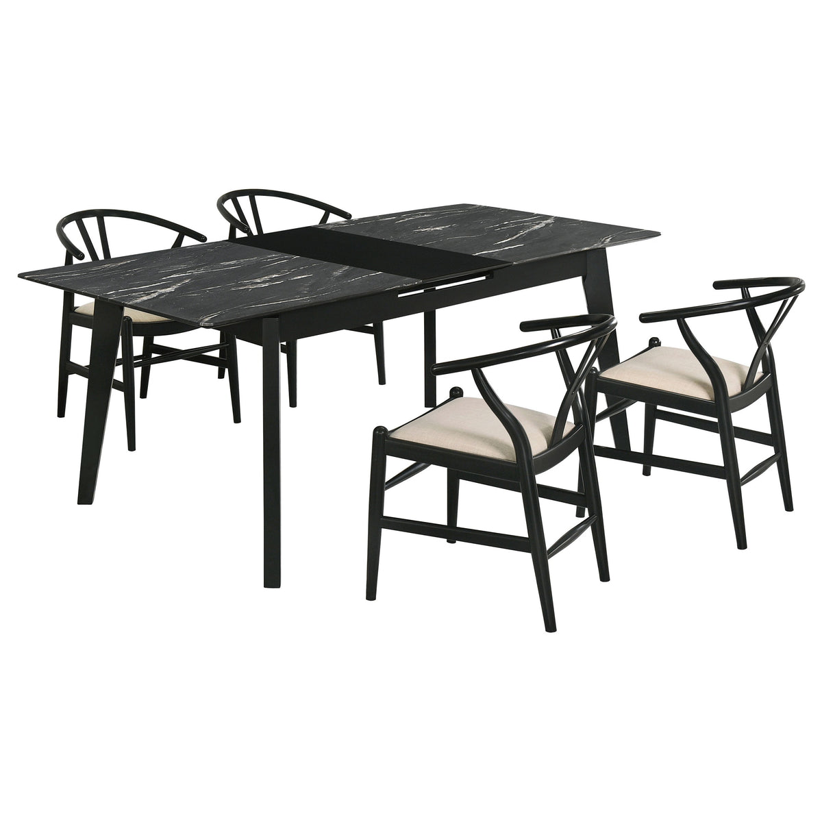 Crestmont Extension Leaf Dining Table Set