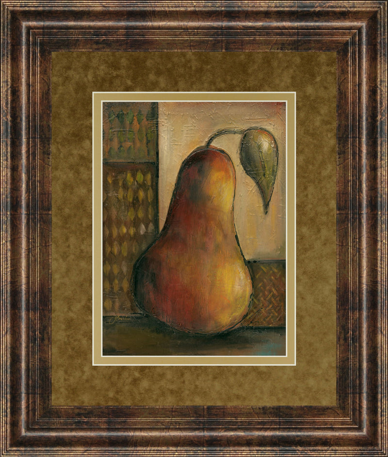 Peralicous I By Joyce Combs - Framed Print Wall Art - Light Brown
