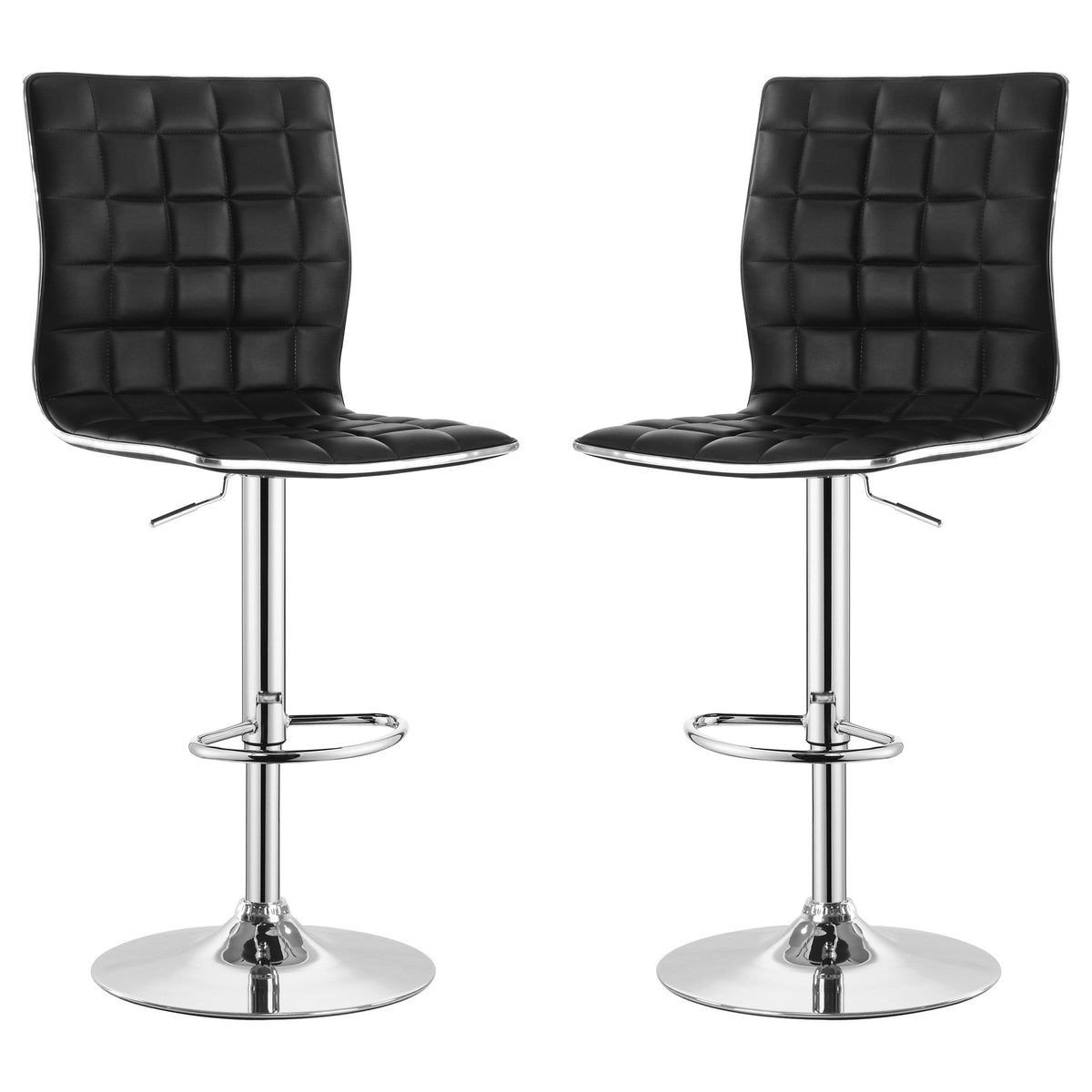 Ashbury Upholstered Adjustable Bar Stool (Set of 2)