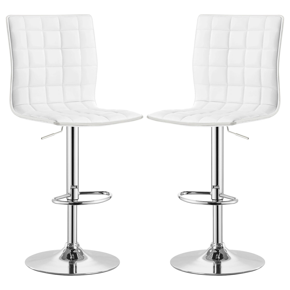 Ashbury Upholstered Adjustable Bar Stool (Set of 2)