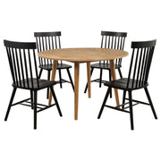 Andrews Round Wood Dining Room Table Set
