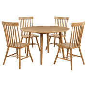 Andrews Round Wood Dining Room Table Set
