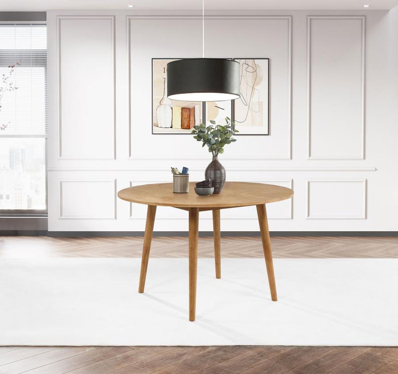 Andrews 48-inch Round Wood Dining Room Table Light Ash Default Title