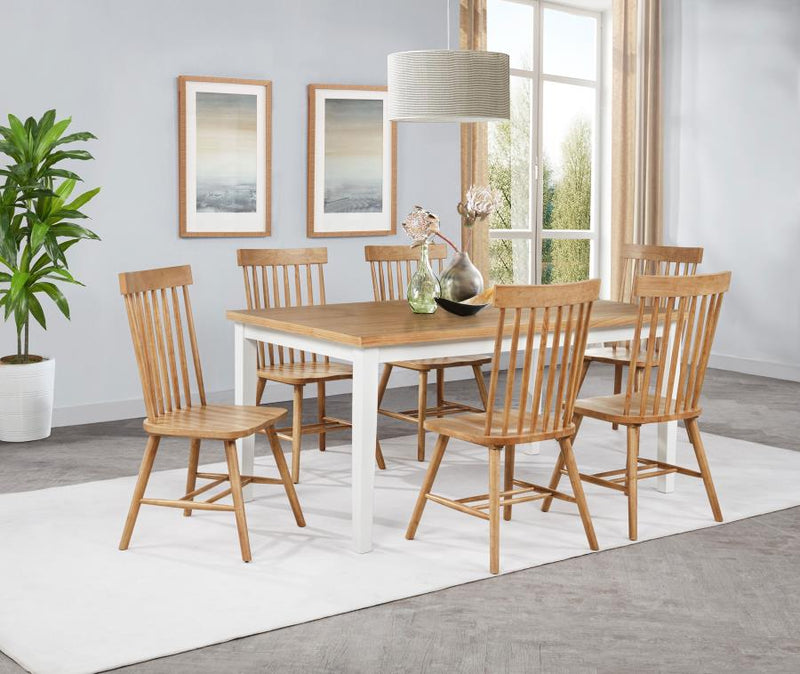 Andrews Rectangular Dining Set Light Ash