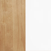 Andrews 66-inch Rectangular Dining Table Light Ash and White