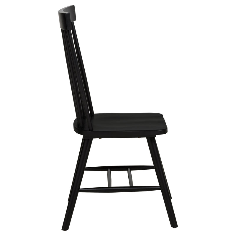 Andrews Windsor Spindle Back Dining Side Chair (Set of 2)