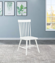 Andrews Windsor Spindle Back Dining Side Chair (Set of 2)