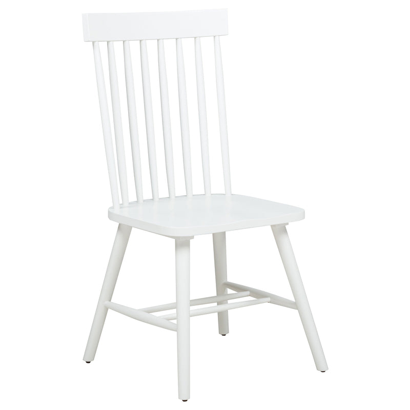 Andrews Windsor Spindle Back Dining Side Chair (Set of 2)