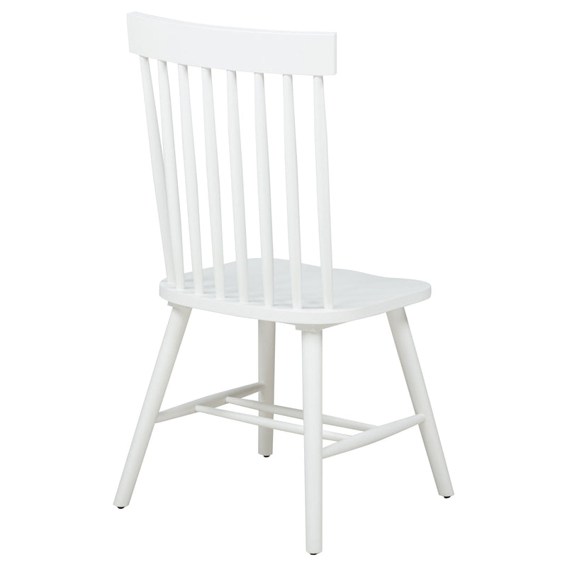 Andrews Windsor Spindle Back Dining Side Chair (Set of 2)