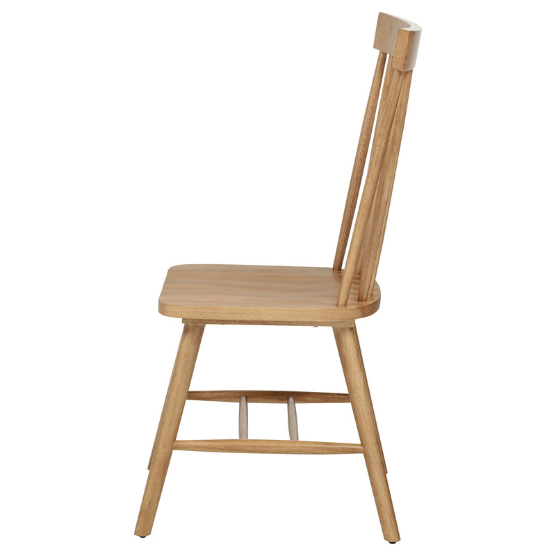 Andrews Windsor Spindle Back Dining Side Chair (Set of 2)