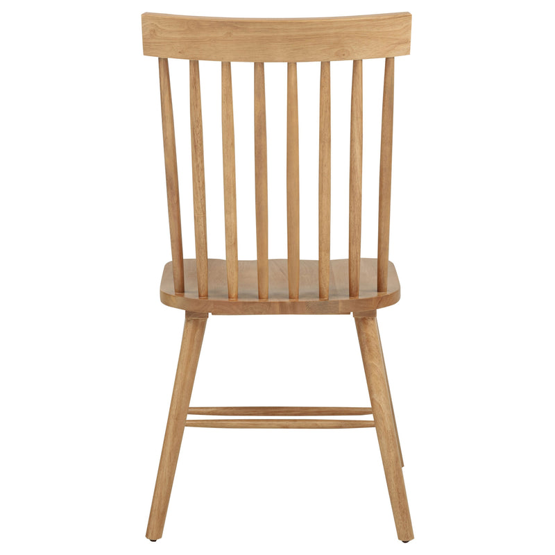 Andrews Windsor Spindle Back Dining Side Chair (Set of 2)