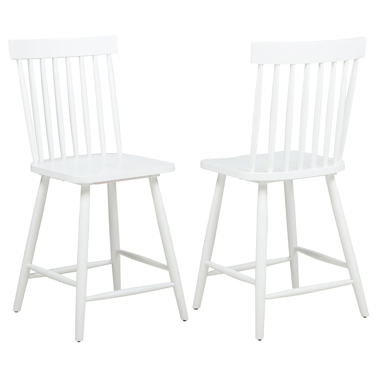 Andrews Windsor Counter Height Dining Side Chair (Set of 2)