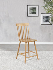 Andrews Windsor Counter Height Dining Side Chair (Set of 2) Light Ash