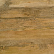 Maverick Wood Dining Bench Natural Mango and Black