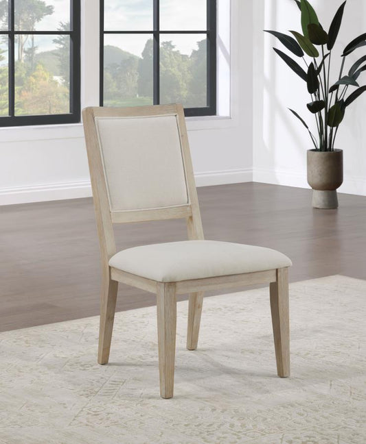 Trofello Cushioned Dining Side Chair White Washed (Set of 2) Default Title