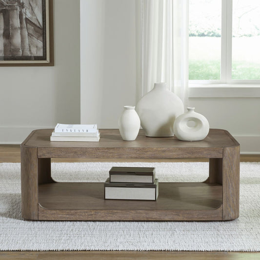 South Bend - Rectangular Cocktail Table - Burnished Clay
