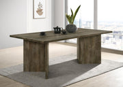 Tyler 80-inch Solid Wood Dining Table Mango Brown Default Title