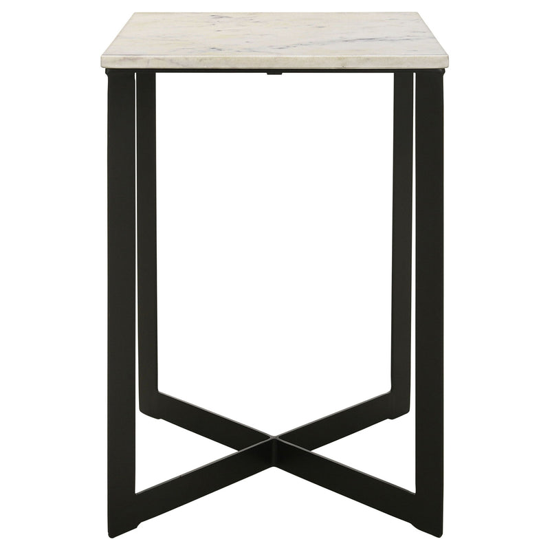 Tobin 3-piece Marble Top Coffee and End Table Set White