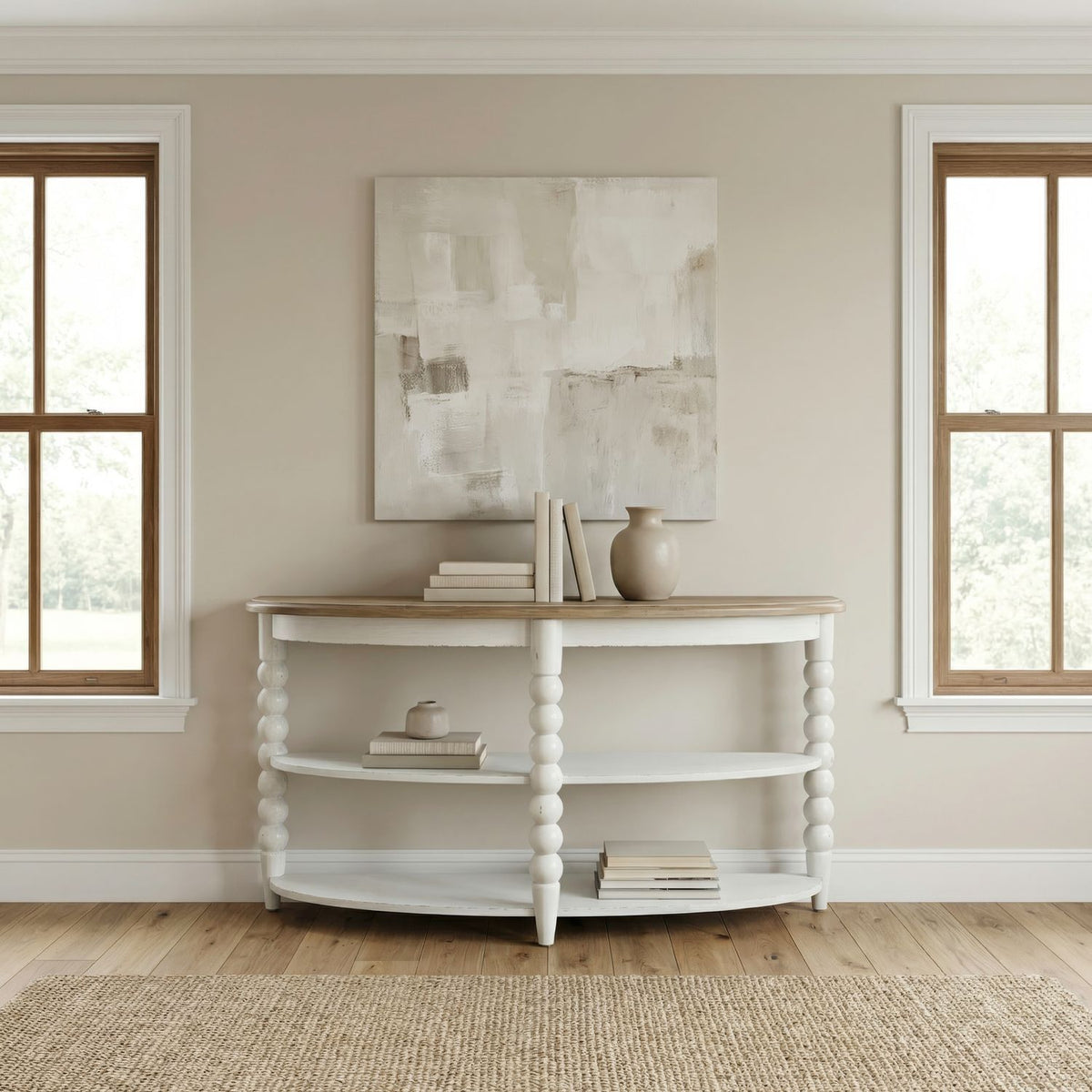 Turnberry Park - Sofa Table - Washed White