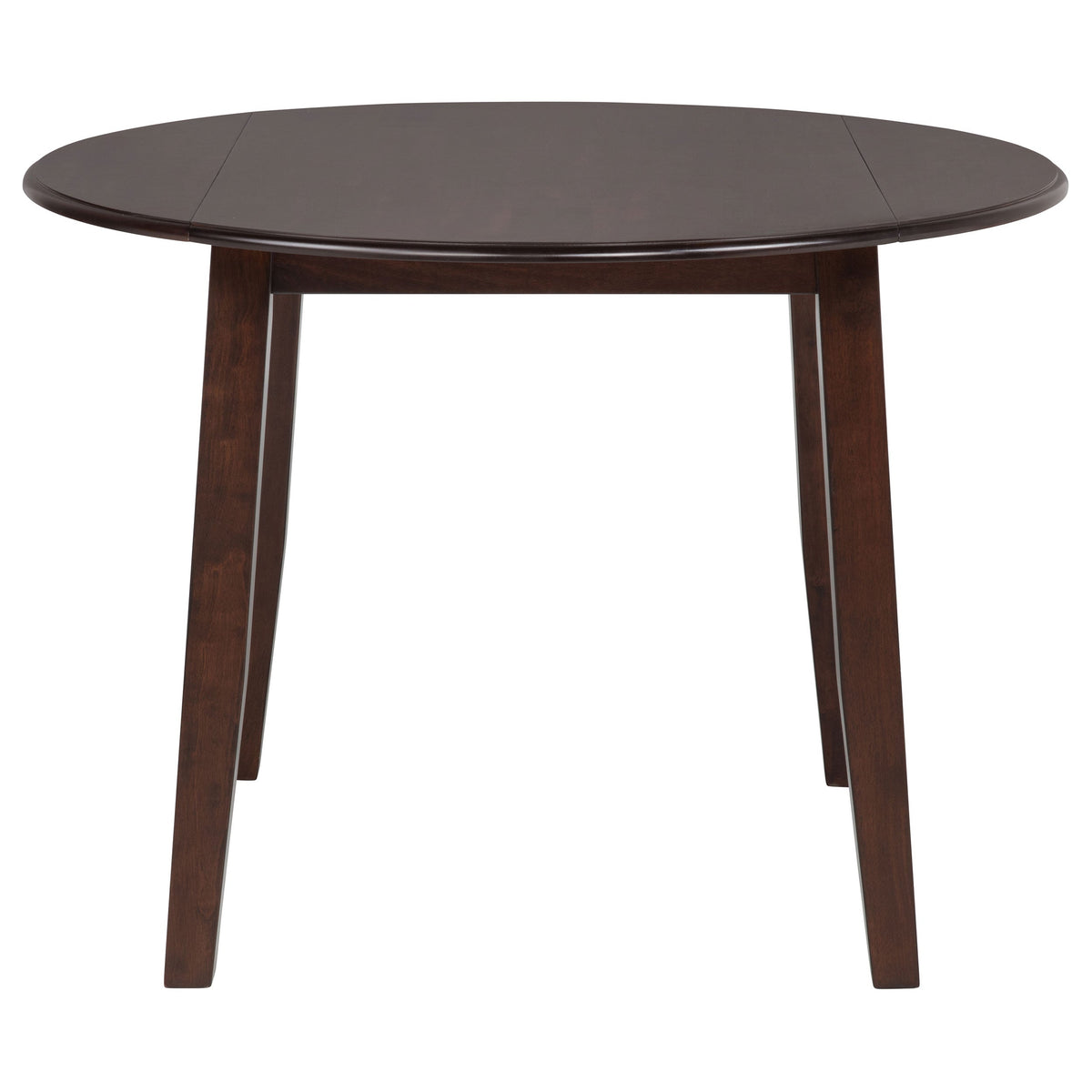 Barton 5-piece Round Wood Dining Table Set Dark Brown