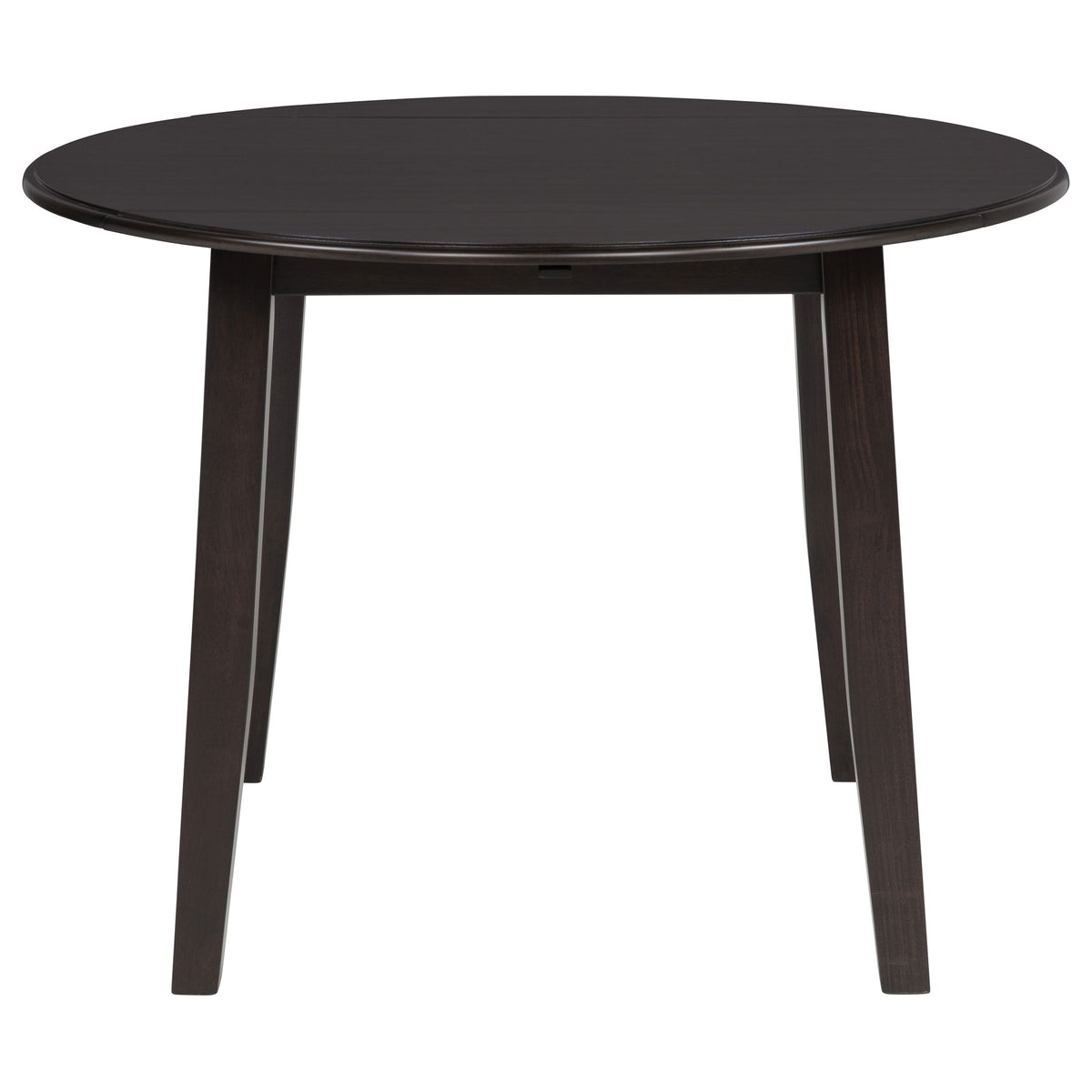 Catley 5-piece Round Drop Leaf Dining Table Set Dark Coffee
