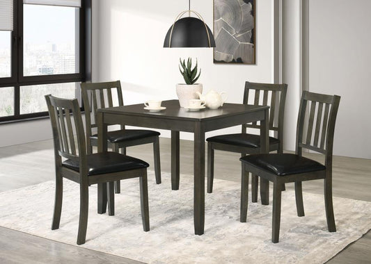 Parkwood Square Dining Table Set Charcoal