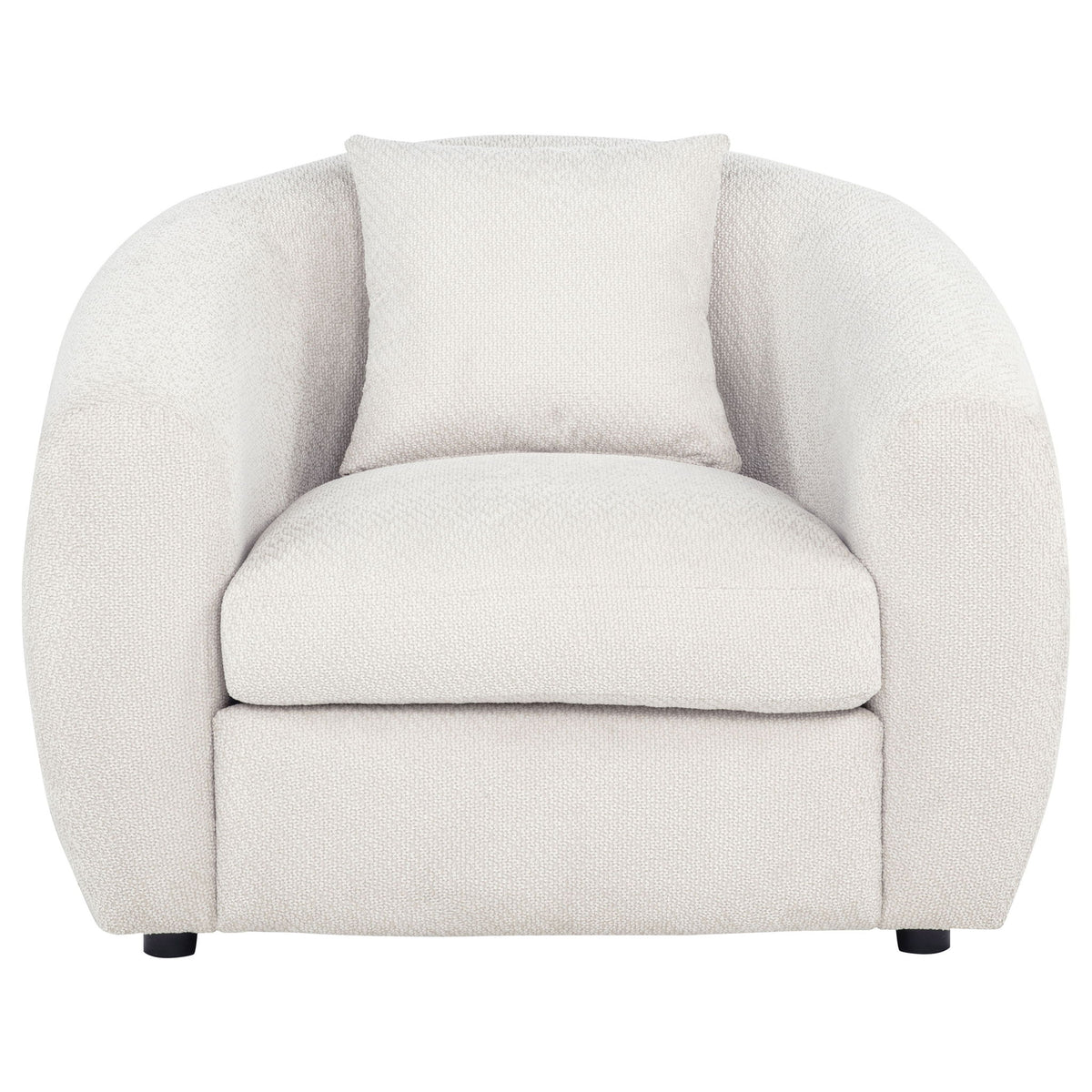 Isabella Fabric Upholstered Accent Chair Sand