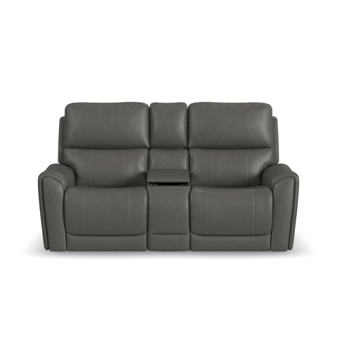 Carter Power Reclining Loveseat with Console and Power Headrests and Lumbar