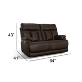 Clive Power Reclining Loveseat with Power Headrests and Lumbar
