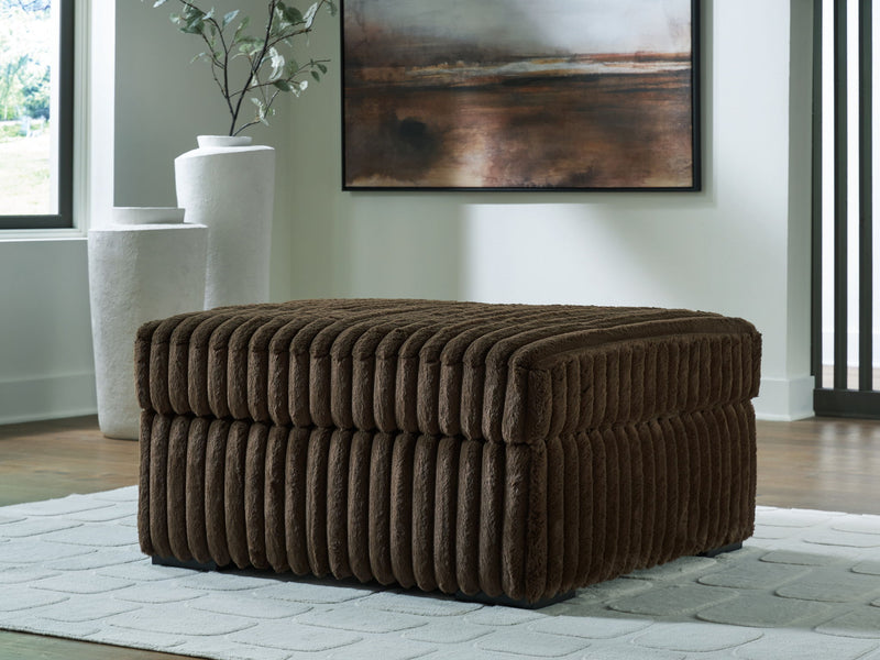 Midnight-Madness Oversized Accent Ottoman