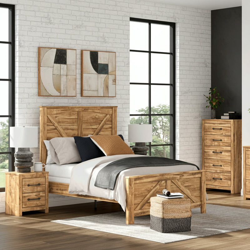 Branstony Panel Bed