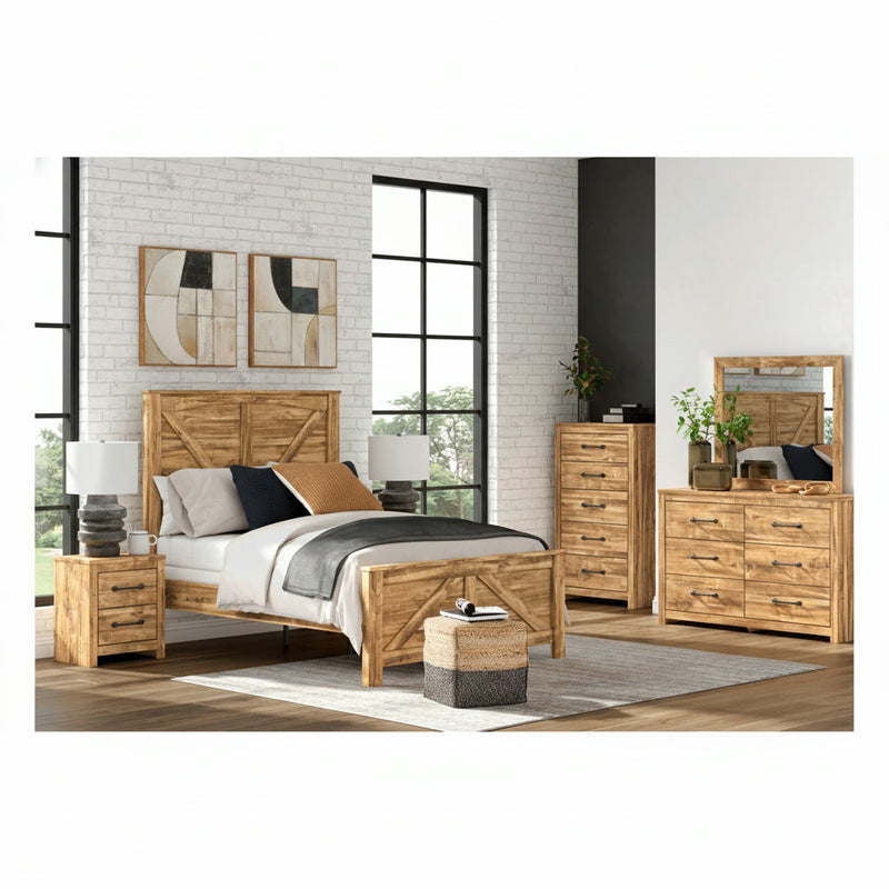 Branstony Panel Bed