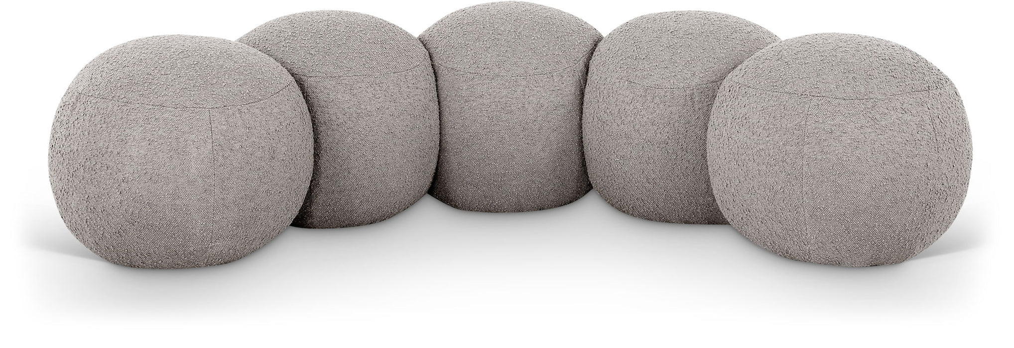 Apollo - Boucle Fabric Bench