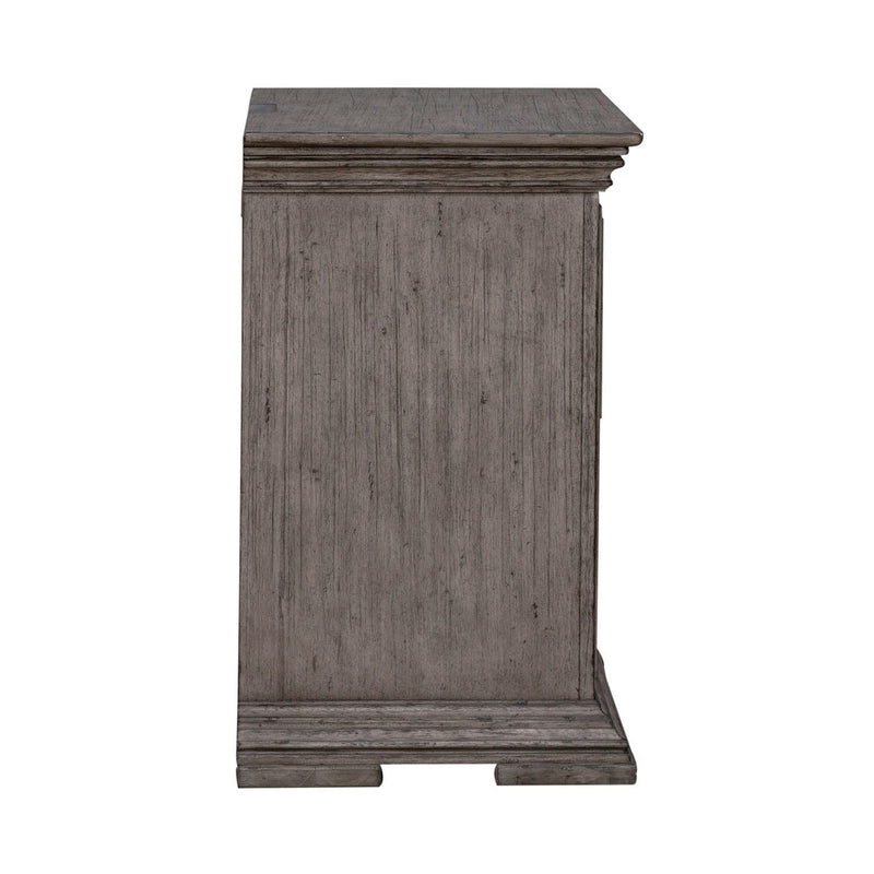 Big Valley - 2 Drawer Night Stand w/ Charging Station