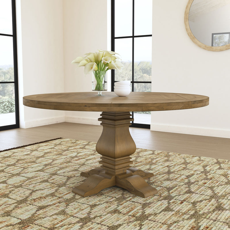 Florence Round 60-inch Wood Dining Table