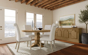 Florence Round 60-inch Wood Dining Table