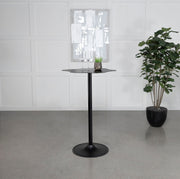 Keanu Curved 29-inch Cloud-Shaped Bistro Bar Table Black