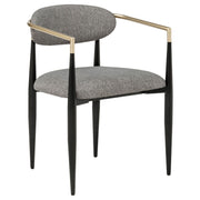Alexis Fabric Upholstered Dining Arm Chair (Set of 2)