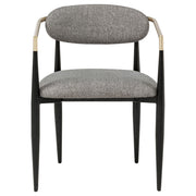 Alexis Fabric Upholstered Dining Arm Chair (Set of 2)