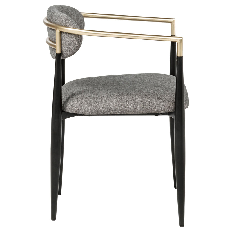 Alexis Fabric Upholstered Dining Arm Chair (Set of 2)
