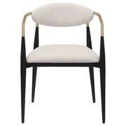 Alexis Fabric Upholstered Dining Arm Chair (Set of 2)