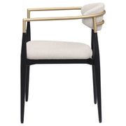 Alexis Fabric Upholstered Dining Arm Chair (Set of 2)