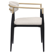 Alexis Fabric Upholstered Dining Arm Chair (Set of 2)