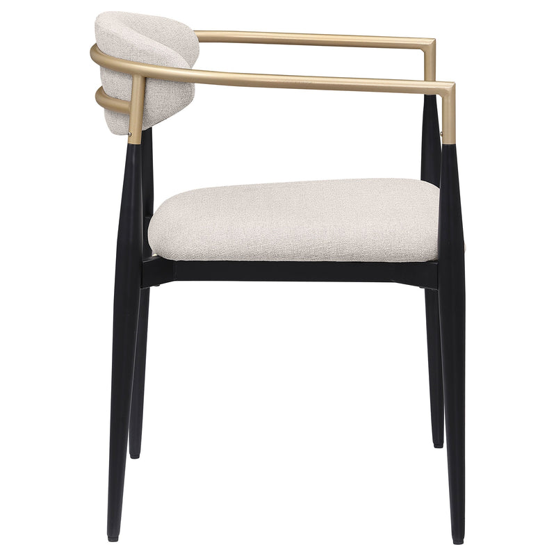 Alexis Fabric Upholstered Dining Arm Chair (Set of 2)
