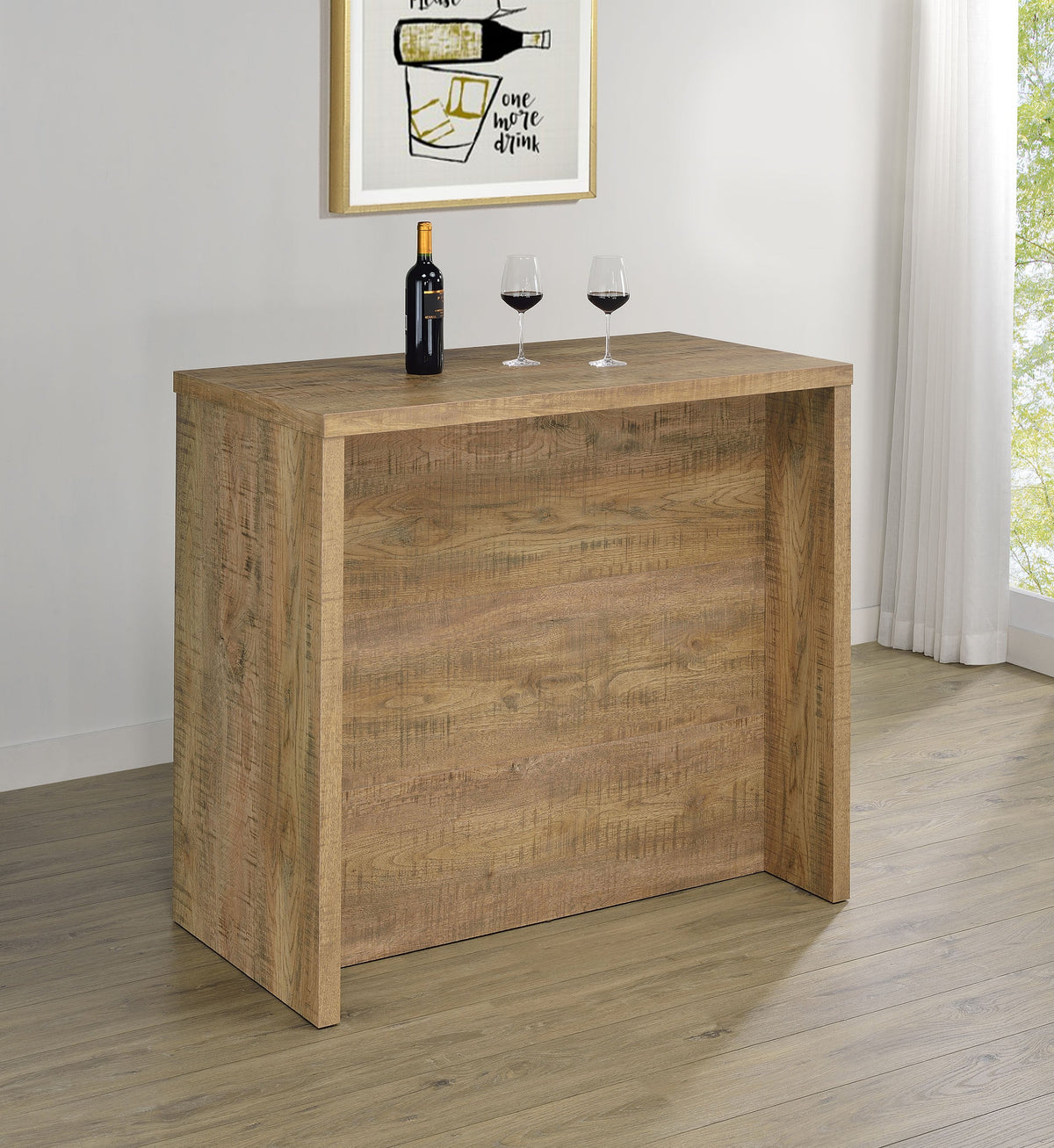 Topanga Engineered Wood Freestanding Home Bar
