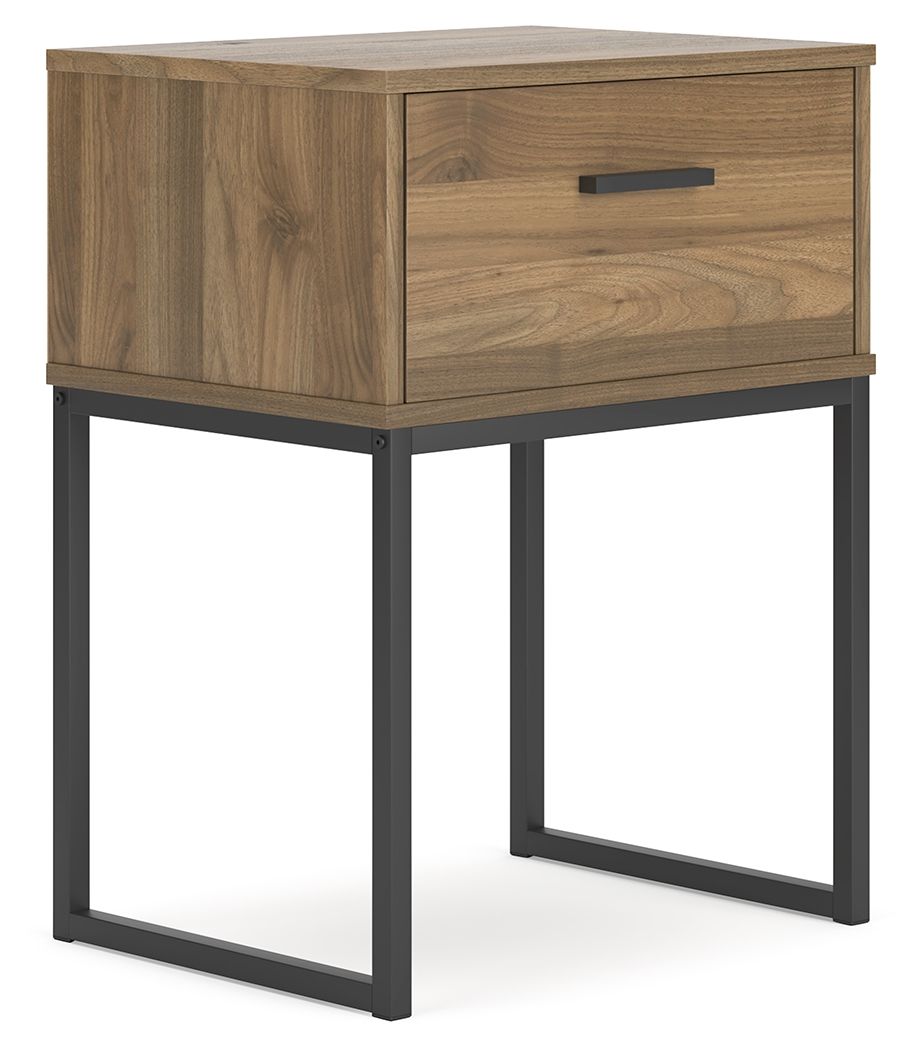 Deanlow - One Drawer Night Stand - Honey