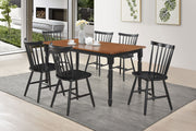 Hollyoak Rectangular Dining Set Walnut